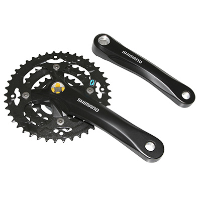 PEDALIER VTT SHIMANO  7-8V. ACERA M361 NOIR 170MM 42-32-22  (BOITIER 123MM)