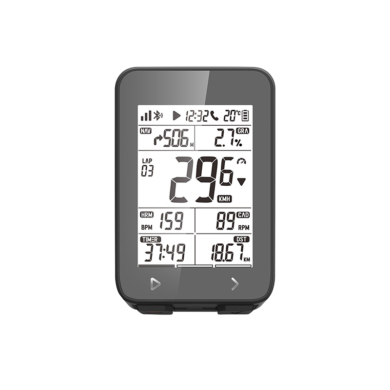 GPS - COMPTEUR IGPSPORT IGS320 LCD AVEC VITESSE, ALTIMETRE, TEMPERATURE COMPATIBLE STRAVA - OPTION : CAPTEUR CADENCE, VITESSE ET CARDIO - LIVRE AVEC ETUI SILICONE BH320