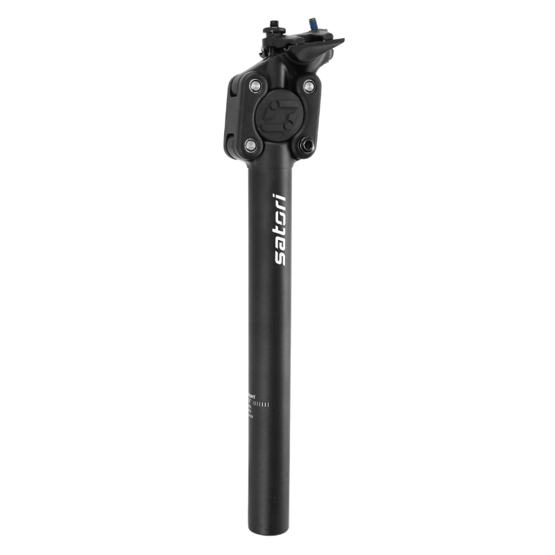 TIGE DE SELLE VTT SUSPENSION AVEC ELASTOMERE 70-90KGS SATORI DIAM 31.6 L350MM NOIR (EN BOITE)