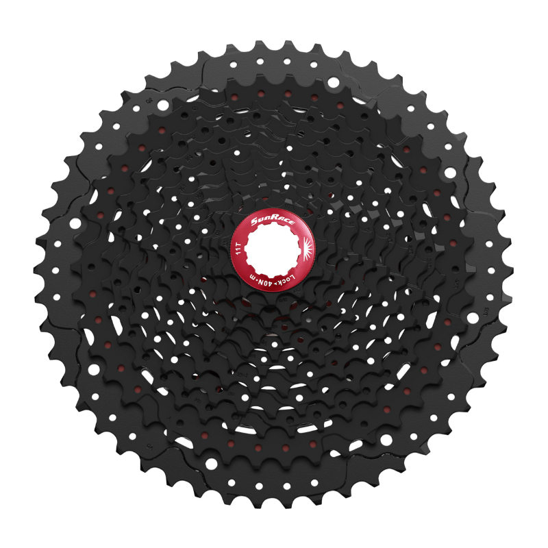 CASSETTE 11V. SUNRACE MX8 11-51 VTT POUR SHIMANO NOIR (LIVREE EN BOITE)