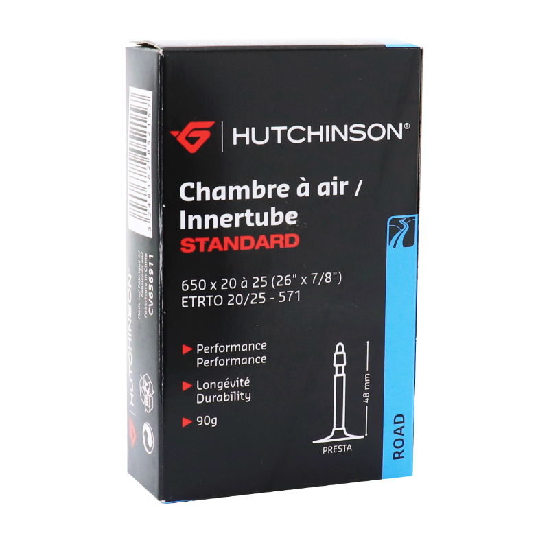 CHAMBRE A AIR VELO 650 X 20-25 HUTCHINSON VALVE PRESTA 48 MM