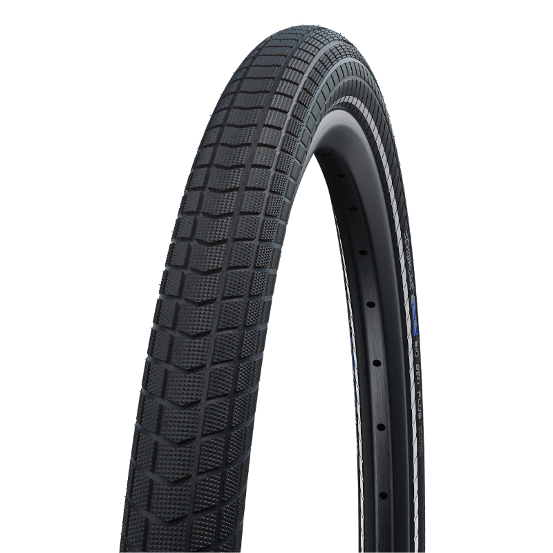 PNEU VTT URBAIN - VAE 24 X 2.15 SCHWALBE BIG BEN PLUS ADDIX NOIR TR (55-507) RENFORT GREEN-GUARD FLANC REFLEX HOMOLOGUE VAE E50