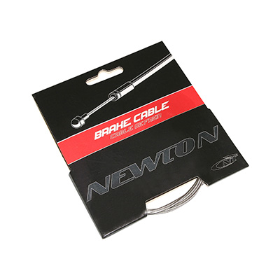 CABLE DE FREIN ROUTE NEWTON INOX POUR SHIMANO ET ADAPTABLE 1,5MM 1,70M (VENDU A L UNITE SUR CARTE)