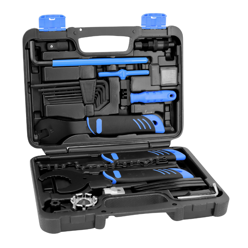 OUTIL COFFRET - MALETTE ENTRETIEN ET REPARATION VELO - 21 OUTILS INDISPENSABLES