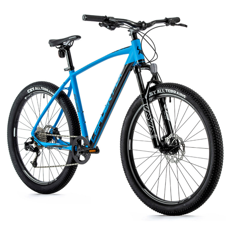 VELO MUSCULAIRE VTT 29 LEADER FOX SONORA BLEU MAT 8V CADRE 18 POUCES (TAILLE ADULTE 170 à 178 CM)