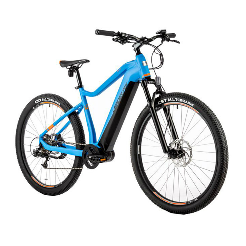 VELO ELECTRIQUE-VAE VTT 29 LEADER FOX SWAN HOMME BLEU MAT 9V MOTEUR CENTRAL BAFANG M300 36V 80NM BATTERIE 15AH (TAILLE CADRE 19,5'' - H50CM - L - POUR ADULTE DE 178CM à 188CM)