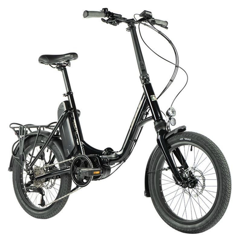 VELO ELECTRIQUE-VAE PLIANT CITY 20 LEADER FOX HARLAN MIXTE NOIR 8V MOTEUR CENTRAL BAFANG M300 36V 80NM BATTERIE 14AH