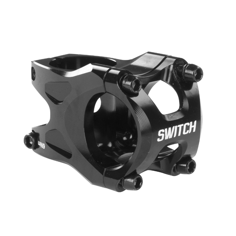 POTENCE VTT SWITCH WHOOPS NOIR CINTRE 31.8MM DH L 35MM