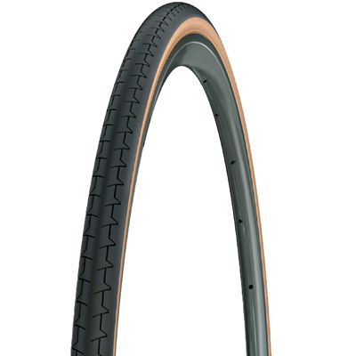 PNEU ROUTE 700 X 25 MICHELIN DYNAMIC CLASSIC NOIR-BEIGE TR (25-622)