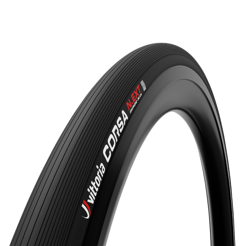 PNEU ROUTE 700 X 28 VITTORIA CORSA N.EXT TUBELESS READY COMPATIBLE JANTE HOOKLESS (TYPE GIANT) NOIR GRAPHENE 2.0 TS (28-622) 300G