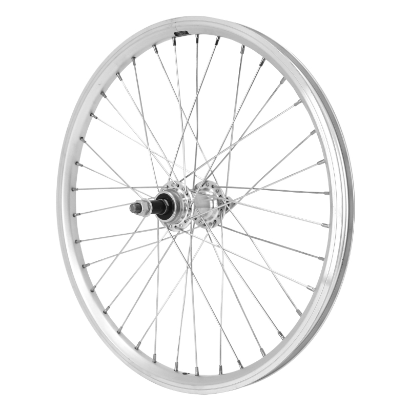 ROUE VTT PATIN 20\" ER10 ARRIERE MOYEU ALU AXE PLEIN ROUE LIBRE 5-6-7V (VENDU AVEC ECROU 10X100) JANTE 19C