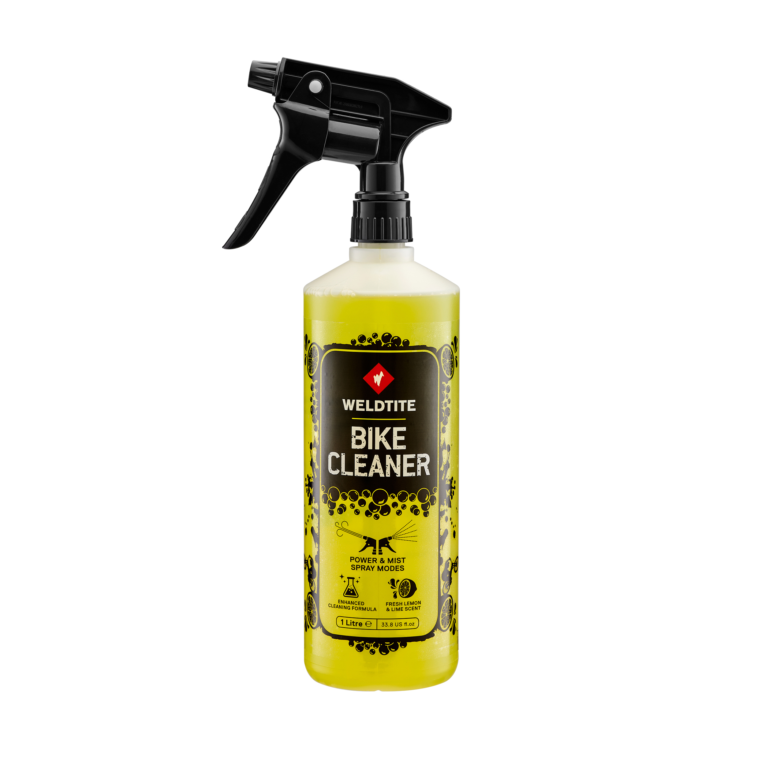 NETTOYANT VELO WELDTITE BIKE CLEANER NOUVELLE FORMULE AU CITRON (1L) (2 MODES DE PULVERISATION)