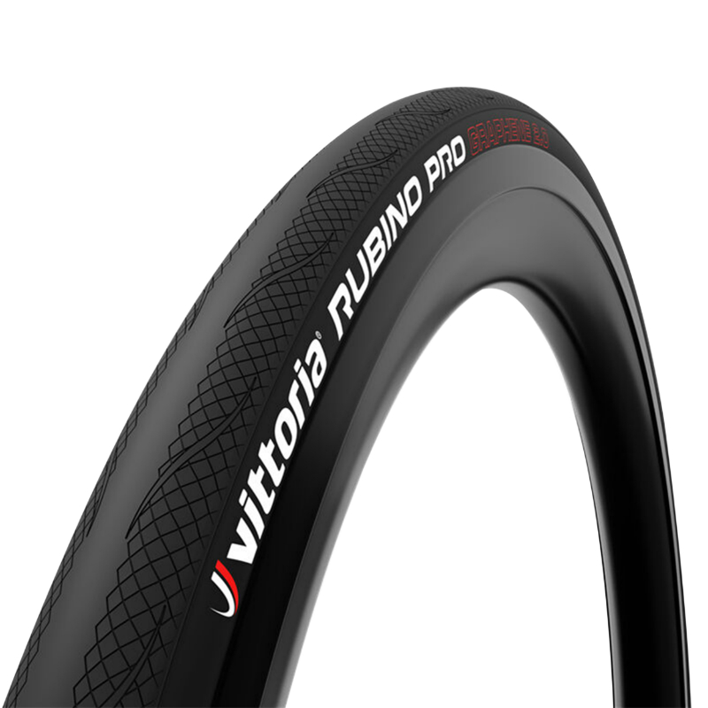 PNEU ROUTE 700 X 25 VITTORIA RUBINO 4 TUBELESS READY NOIR GRAPHENE2.0 TS (25-622) (VRAC POUR ATELIER)