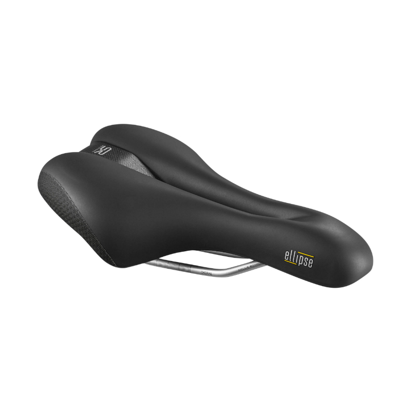 SELLE ROYAL ELLIPSE SPORT AVEC TROU CENTRAL ATHLETIC NOIR 265X163MM  406G