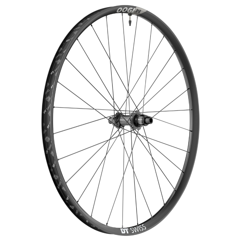 ROUE VTT DISQUE 29\" DT SWISS M1900 BOOST CENTERLOCK TUBELESS READY ARRIERE NOIR SRAM XD 12V  AXE TRAVERSANT 12-148 - JANTE 30C - RESISTE POIDS 110KGS