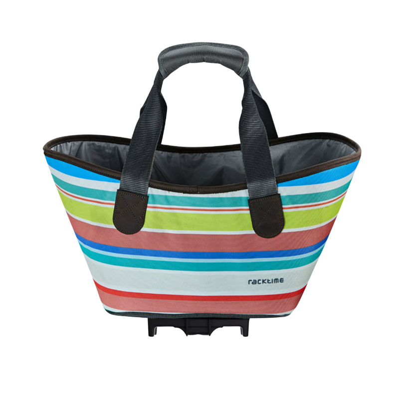 PANIER-SAC A MAIN VELO RACKTIME AGNETHA 2.0 MULTICOLOR FIXATION PORTE BAGAGE (L 34CM X L 26CM X H 37CM)  - COMPATIBLE SYSTEME RACKTIME SNAPIT