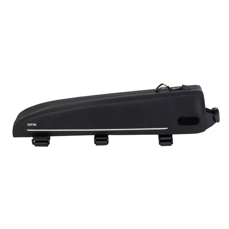 SACOCHE DE SELLE VELO ZEFAL Z ADVENTURE T3 POUR 2.2L NOIR ETANCHE FIXATION VELCRO ( L 440 X 45 X 100MM)  ZIP ETANCHE