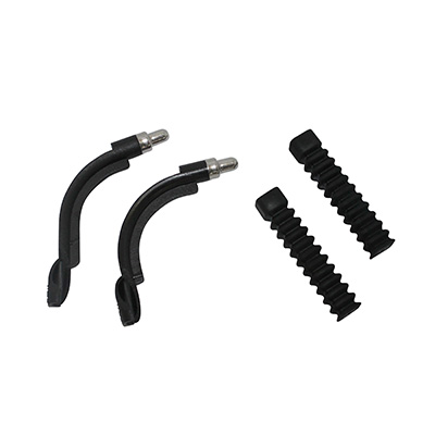 COUDE V-BRAKE P2R 2 PIECES 90° + 110° AVEC SOUFFLET (PAIRE POUR UN VELO)