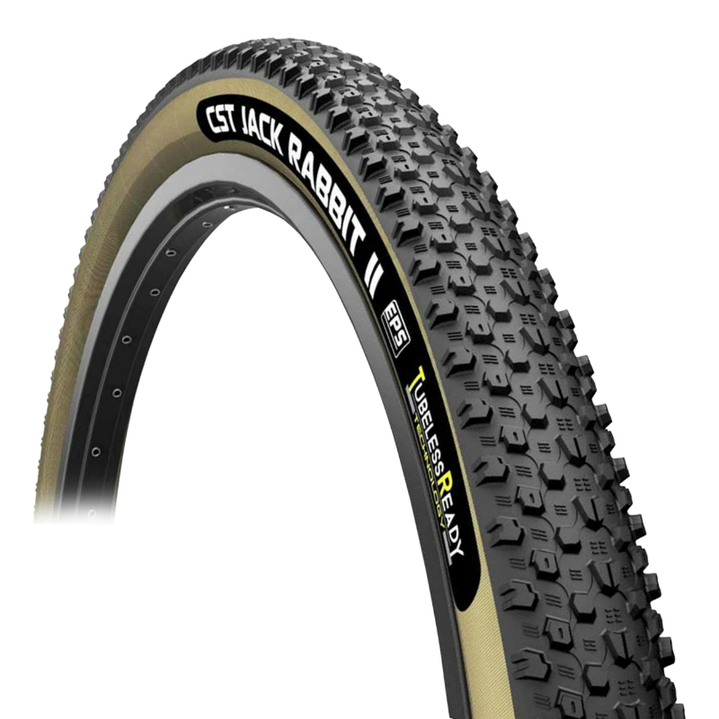 PNEU VTT 29 X 2.25 CST JACK RABBIT2 NOIR TUBELESS READY TS (57-622)  - DUAL COMPOUND