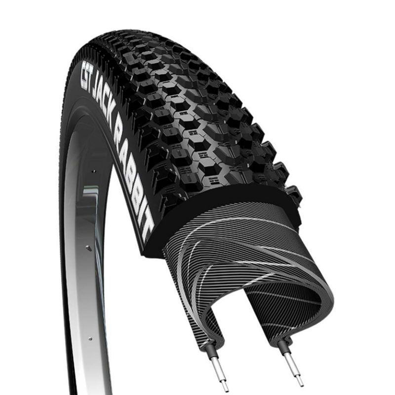 PNEU VTT 29 X 2.35 CST JACK RABBIT NOIR TUBELESS READY TS (60-622)  - TRIPLE COMPOUND RENFORCE NIVEAU 5-6