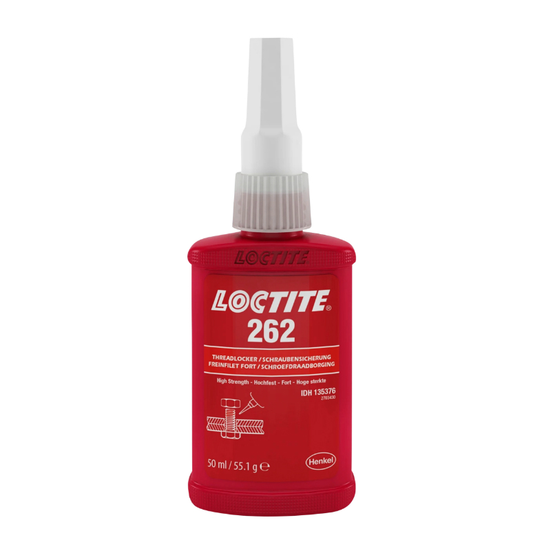 FREIN FILET FORT LOCTITE 262 A RESISTANCE ELEVEE (FLACON 50 ML)