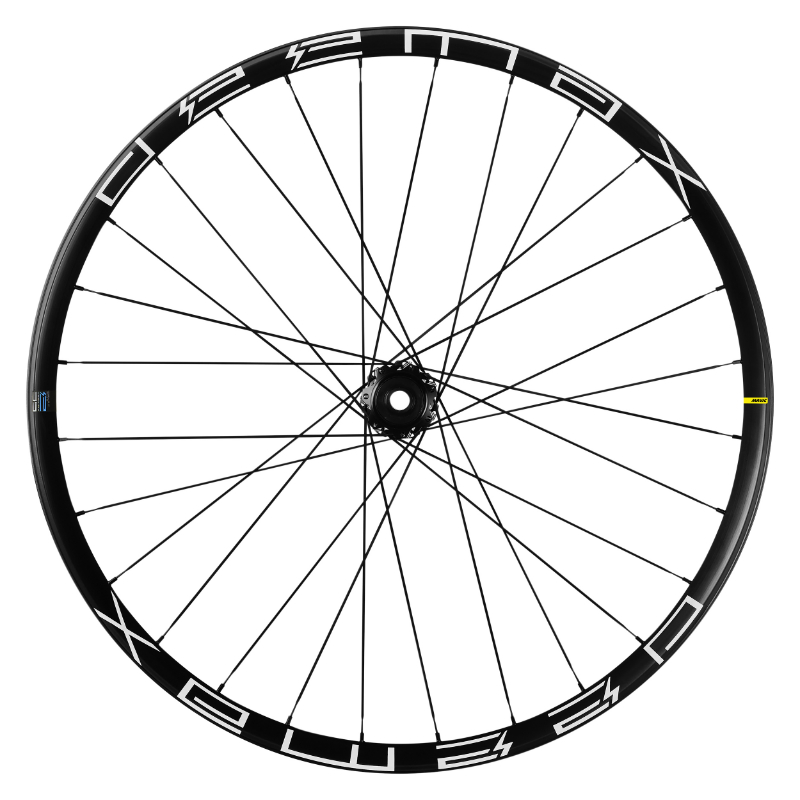 ROUE VTT DISQUE 27.5\" MAVIC E-DEEMAX BOOST TUBELESS READY AVANT AXE TRAVERSANT 15-110 DISQUE 6 TROUS JANTE 584-35