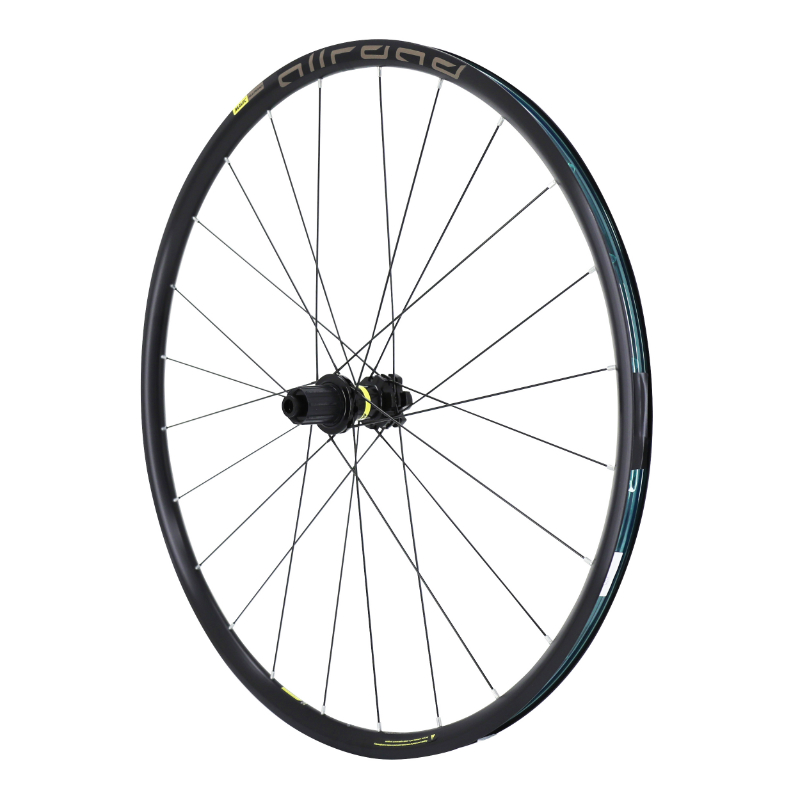 ROUE GRAVEL DISQUE 700 MAVIC ALLROAD ARRIERE CASSETTE SHIMANO 11-10V DISQUE 6 TROUS TUBELESS READY AXE TRAVERSANT 12-142 NOIR JANTE 622-22