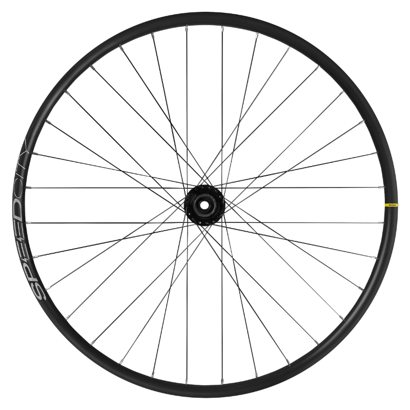 ROUE VTC - CITY DISQUE 700 MAVIC SPEEDCITY ARRIERE CASSETTE 11-10V CENTERLOCK TUBELESS READY AXE TRAVERSANT 12-142 NOIR  JANTE 622-25