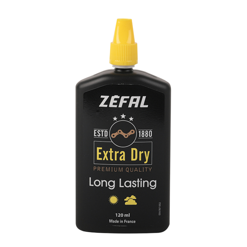 LUBRIFIANT VELO CHAINE ZEFAL DRY WAX CONDITION SECHE OU POUSSIEREUSE (BURETTE 120ML)