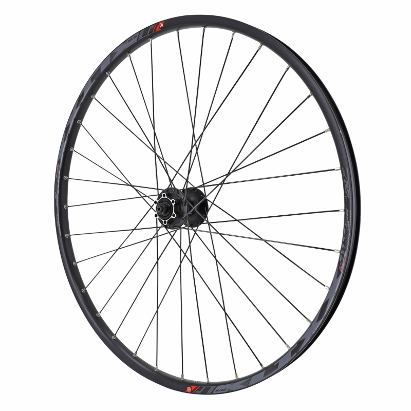 ROUE VTT DISQUE BLOCAGE 27.5\" KLIXX TUBELESS READY AVANT NOIR MOYEU SHIMANO M475  DISQUE 6 TROUS RAYONS RENFORCES EN 2.2MM POUR VAE - JANTE 23C 32 RAYONS  ALL MOUNTAIN