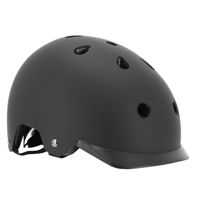 CASQUE VELO ADULTE AUVRAY URBAN NOIR AVEC ECLAIRAGE INTEGRE SUR MOLETTE REGLABLE TAILLE 58-61