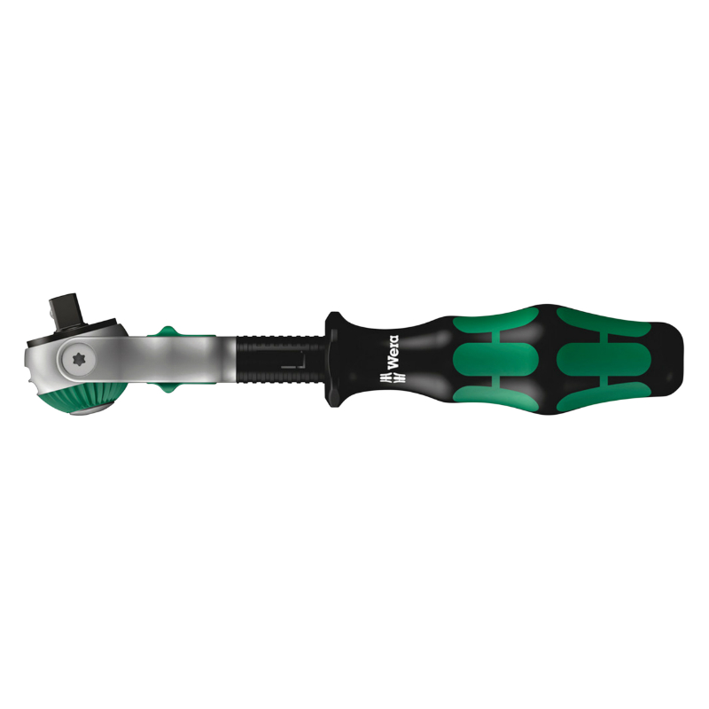 CLIQUET WERA  8000 ZYKLOP SPEED TETE ORIENTABLE 1-4 NOIR-VERT (VENDU A L\'UNITE)  -MARQUE ALLEMANDE POUR LES ATELIERS-