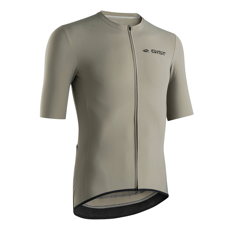 MAILLOT GIST HOMME SUPREMO MANCHES COURTES ZIP TOTAL TITANE XL    -5343
