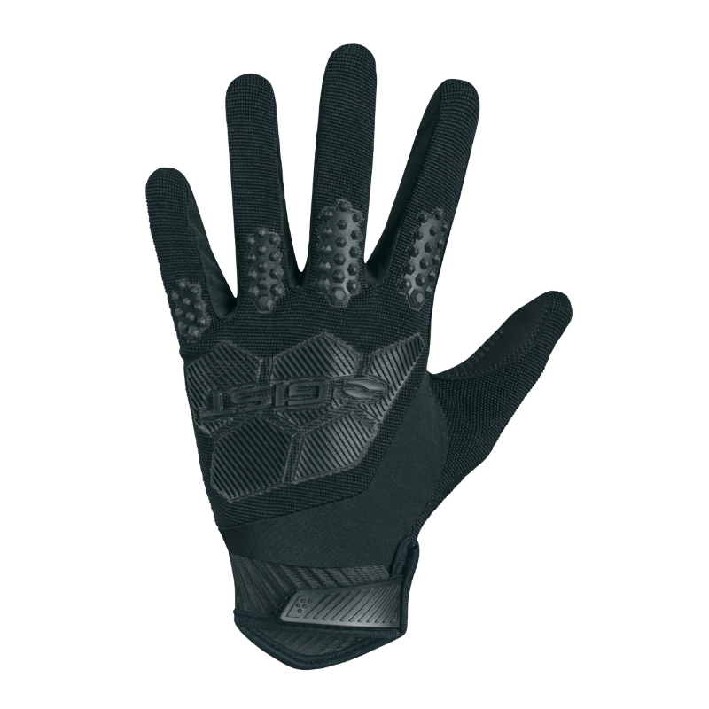 GANTS VELO VTT LONG GIST ARMOR NOIR  M (PAIRE SUR CARTE) COMPATIBLE ECRAN TACTILE -5555