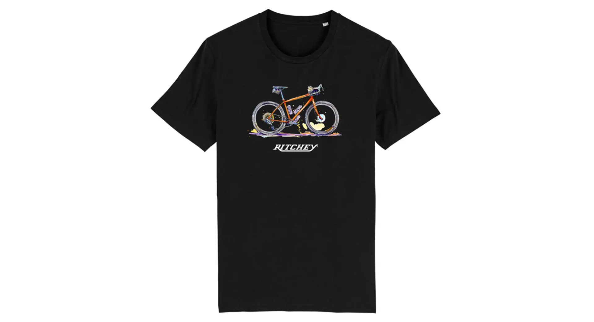 RITCHEY LOGO T-SHIRT UNISEX, BLACK, S, S RITCHEY LOGO T-SHIRT UNISEX, BLACK, S, S