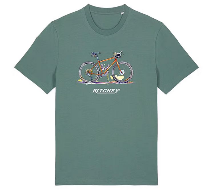 RITCHEY ASCENT EDITION T-SHIRT UNISEX, GREEN BAY, S, S RITCHEY ASCENT EDITION T-SHIRT UNISEX, GREEN BAY, S, S