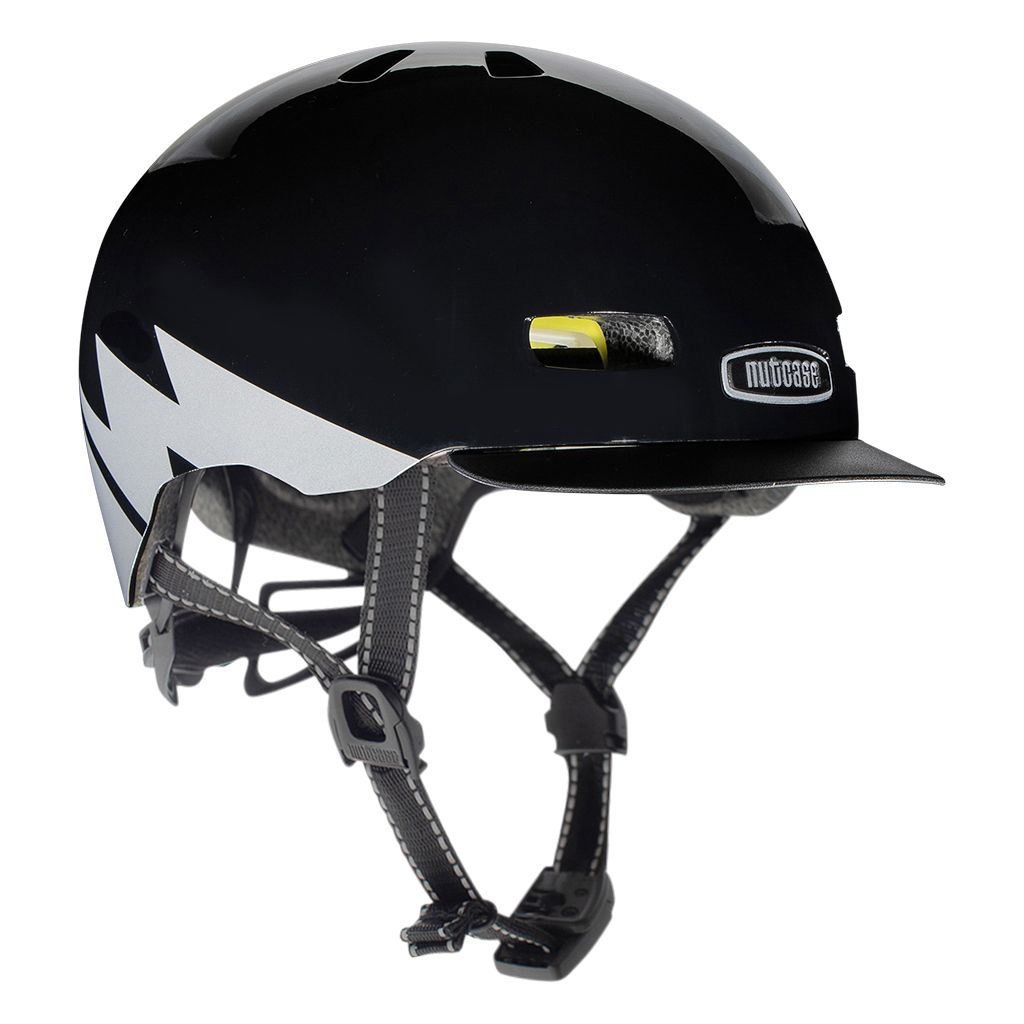 NUTCASE STREET MIPS HELMET, GLOSS REFLECTIVE, DARTH LIGHTNIN, L/60-64CM NUTCASE STREET MIPS HELMET, GLOSS REFLECTIVE, DARTH LIGHTNIN, L/60-64CM