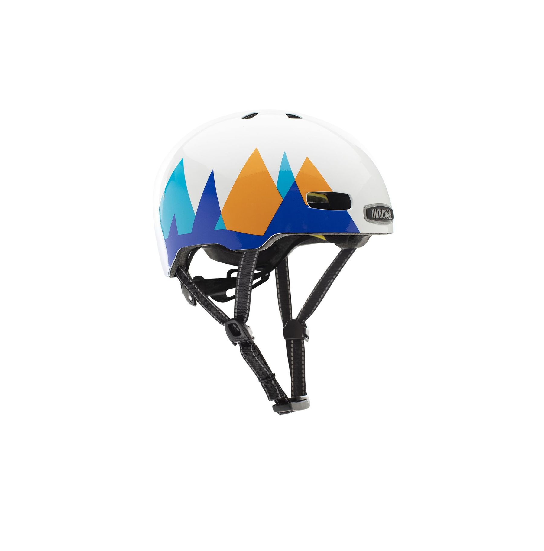 NUTCASE LITTLE NUTTY MIPS HELMET, GLOSS, MTN. CALLING, T/48-52CM NUTCASE LITTLE NUTTY MIPS HELMET, GLOSS, MTN. CALLING, T/48-52CM