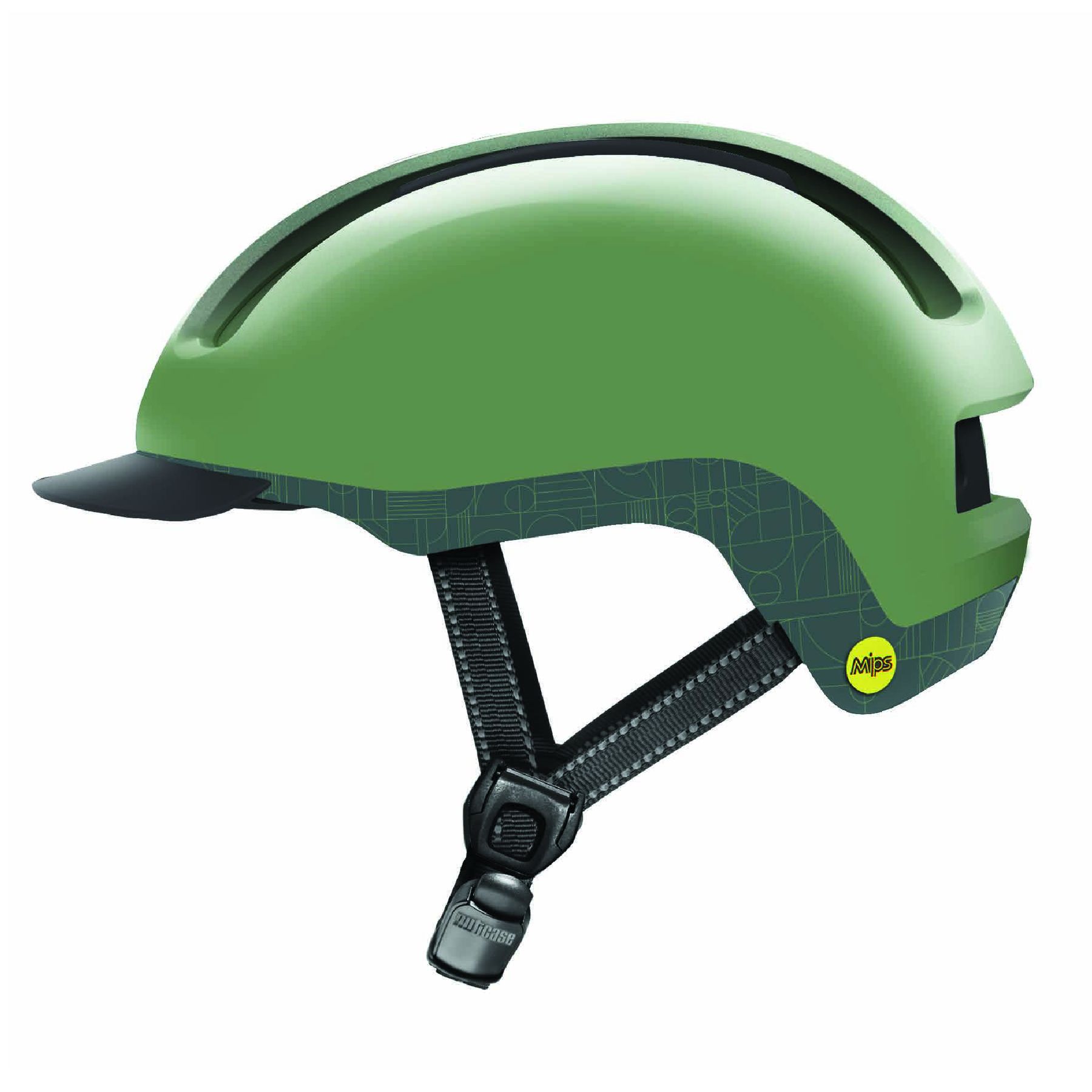 NUTCASE VIO ADVENTURE MIPS HELMET, BAHOUS GREEN, S/M/55-59CM NUTCASE VIO ADVENTURE MIPS HELMET, BAHOUS GREEN, S/M/55-59CM