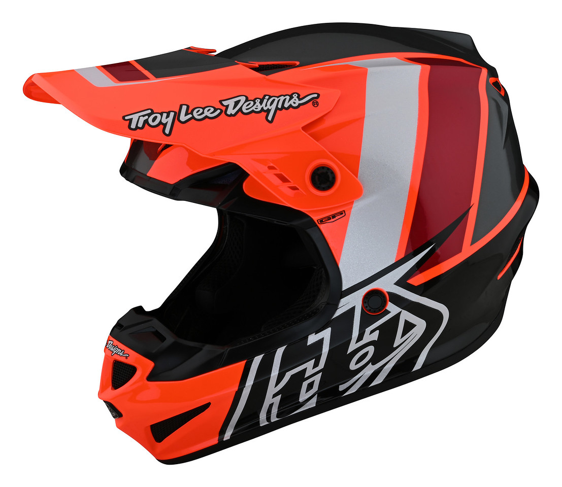 TROY LEE DESIGNS GP HELMET, NOVA, GLO ORANGE, YOUTH, L | 52-53CM / YOUTH TROY LEE DESIGNS GP HELMET, NOVA, GLO ORANGE, YOUTH, L | 52-53CM / YOUTH