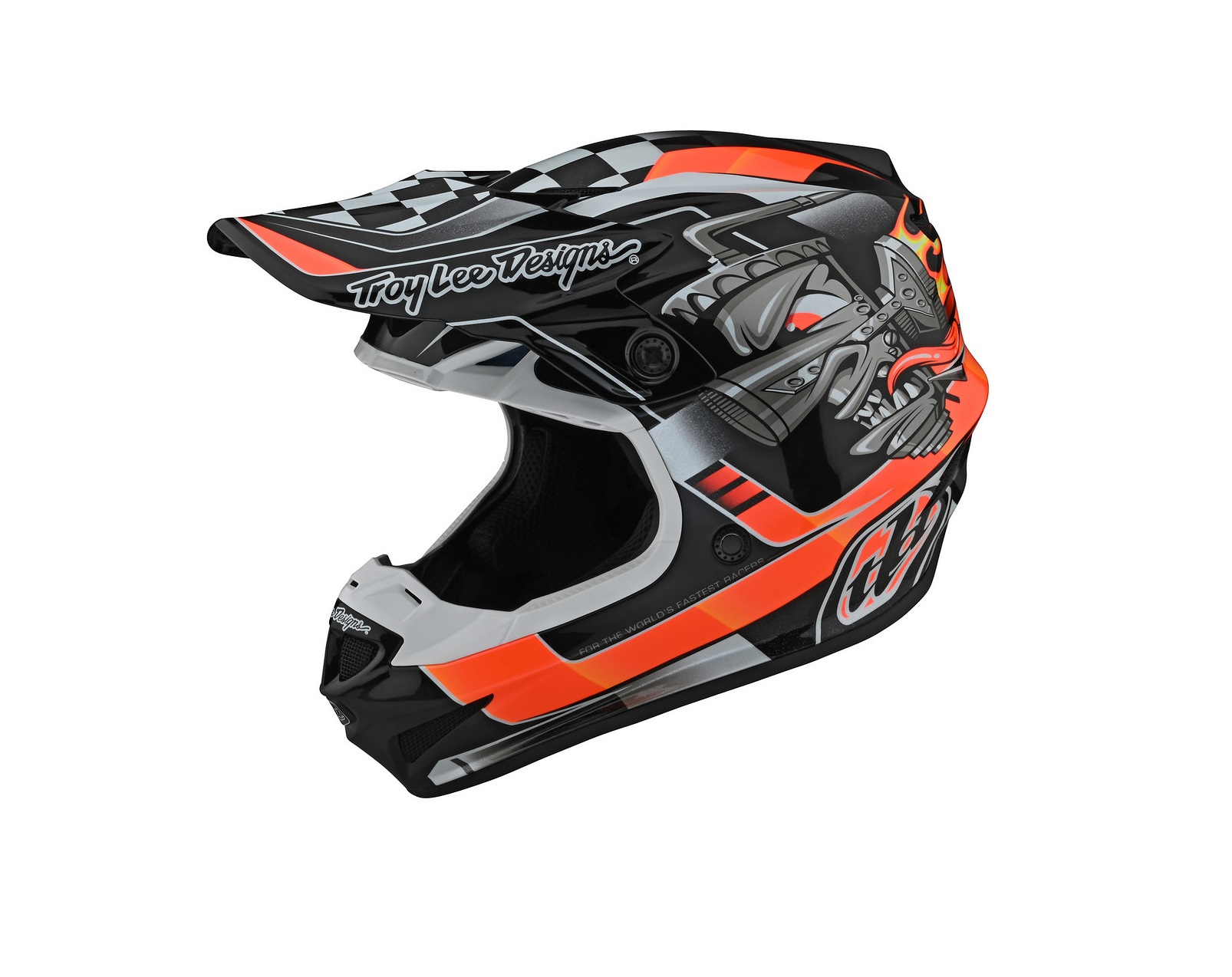 TROY LEE DESIGNS SE4 POLYACRYLITE HELMET, CARB, BLACK, S TROY LEE DESIGNS SE4 POLYACRYLITE HELMET, CARB, BLACK, S