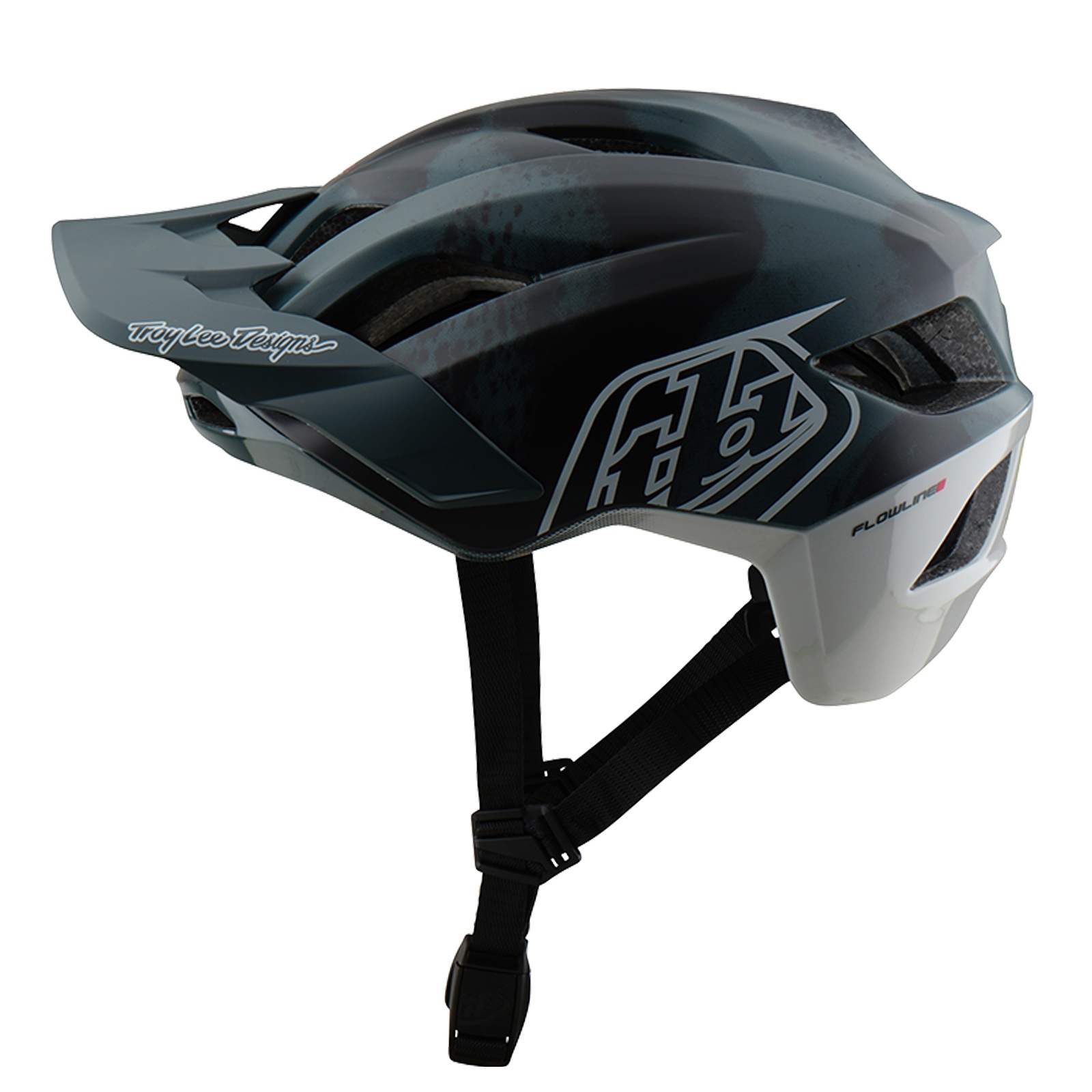 TROY LEE DESIGNS FLOWLINE SE MIPS HELMET, BADGE, CAMO GRAY, XS/S | 53-56CM, 53CM, 54CM, 55CM, 56CM, S, XS