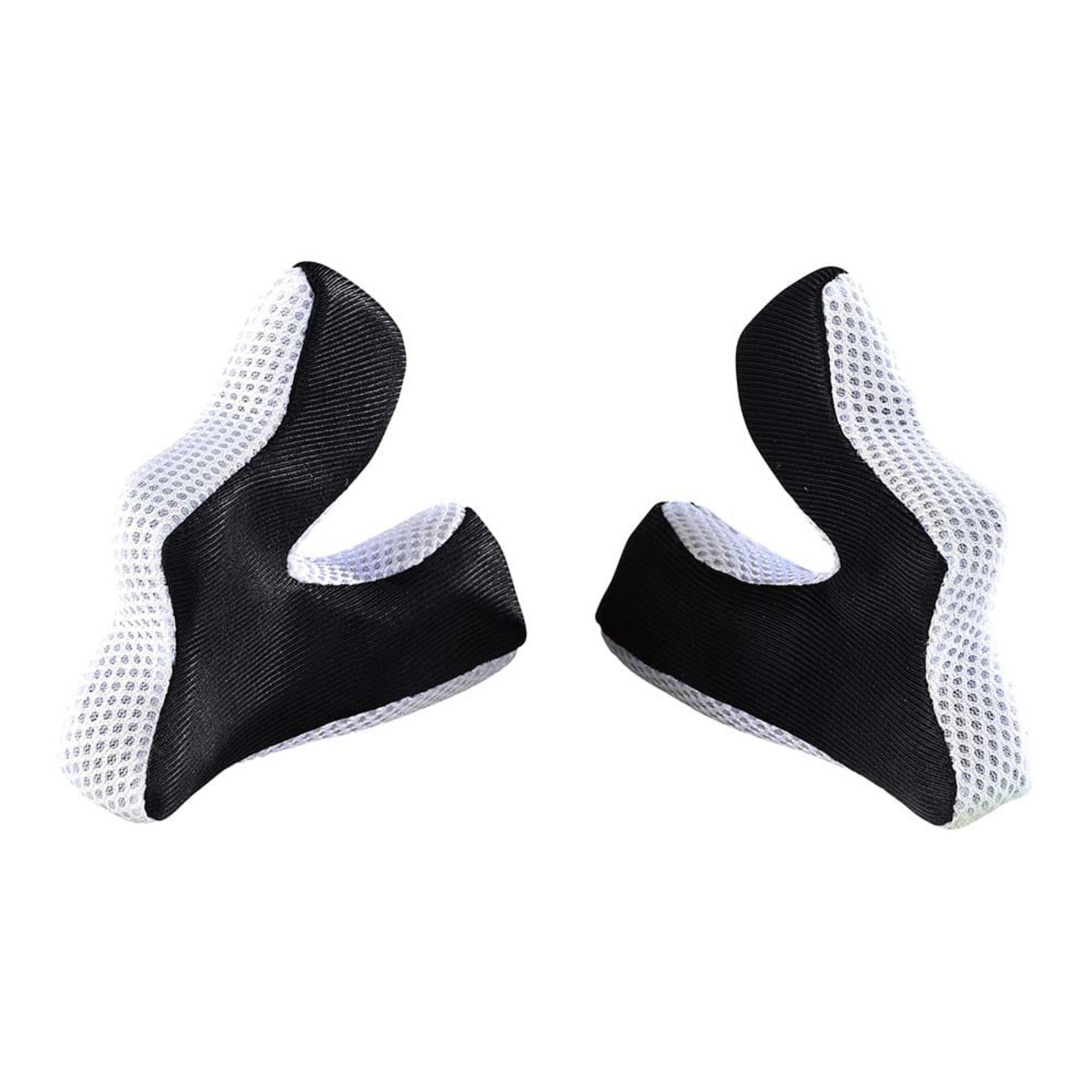 TROY LEE DESIGNS D3 CHEEKPADS, WHITE XL, XL TROY LEE DESIGNS D3 CHEEKPADS, WHITE XL, XL