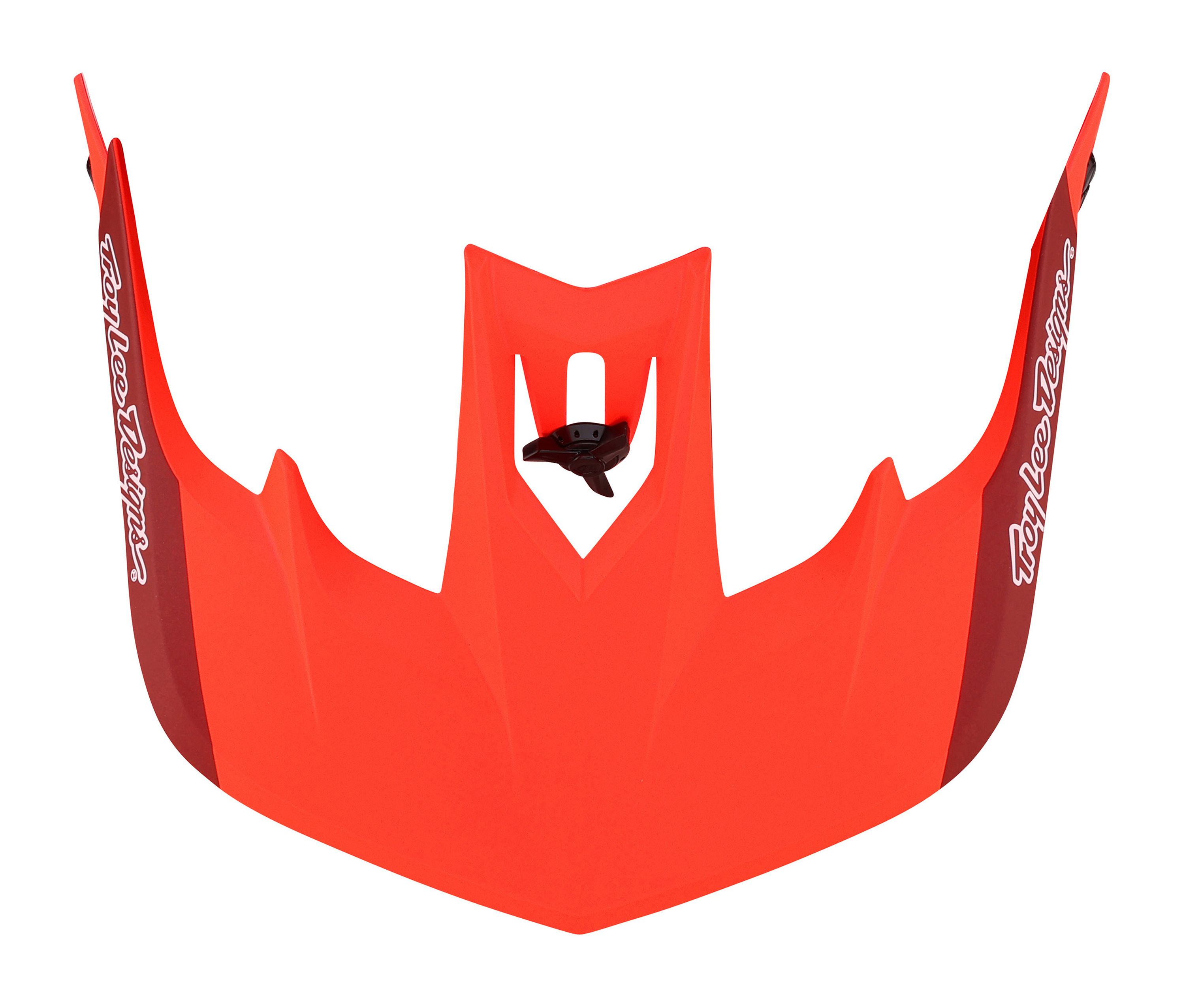 TROY LEE DESIGNS STAGE HELMET VISOR, VALANCE, RED, ONE SIZE