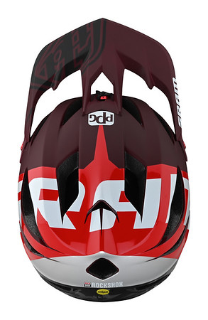 TROY LEE DESIGNS STAGE HELMET VISOR, NOVA, SRAM, BURGUNDY, ONE SIZE TROY LEE DESIGNS STAGE HELMET VISOR, NOVA, SRAM, BURGUNDY, ONE SIZE