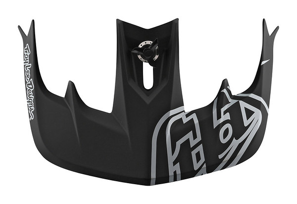 TROY LEE DESIGNS STAGE VISOR, STEALTH, BLACK/SILVER, ONE SIZE