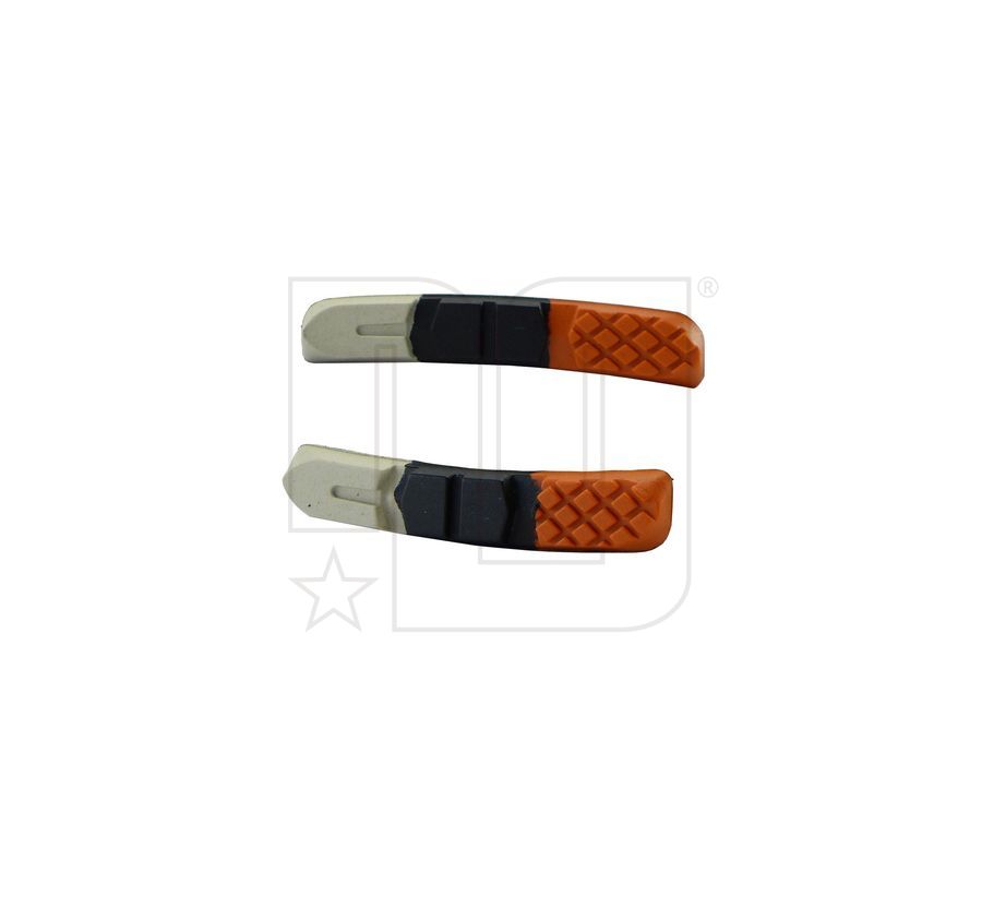 NG SPORTS 4SEASON BRAKE PADS, BLACK/ORANGE/GREY NG SPORTS 4SEASON BRAKE PADS, BLACK/ORANGE/GREY