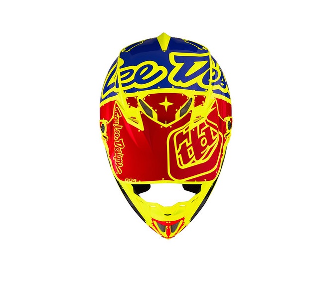 TROY LEE DESIGNS SE4 VISOR (PA), FACTORY, YELLOW, ONE SIZE
