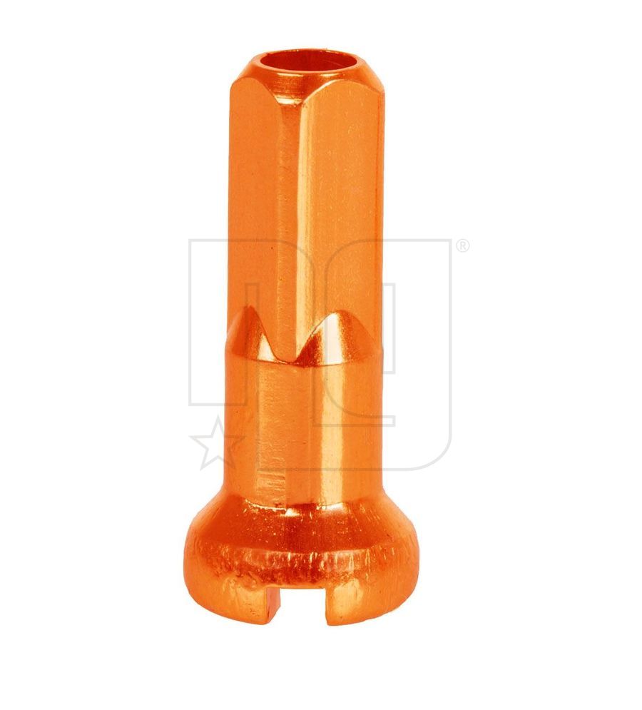 NG SPORTS SPOKE NIPPLE, ALUMINUM, 14GX14MM, ORANGE NG SPORTS SPOKE NIPPLE, ALUMINUM, 14GX14MM, ORANGE