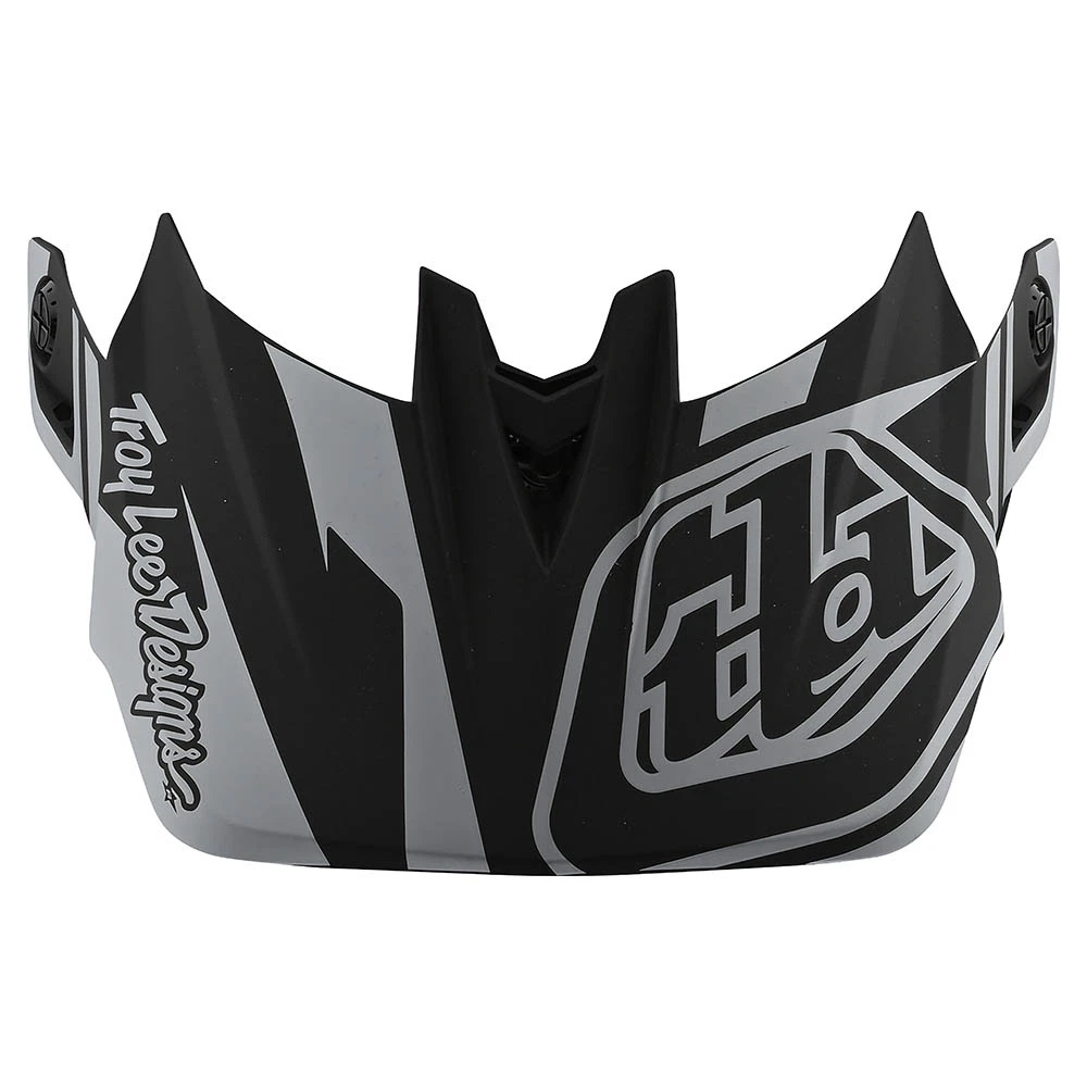 TROY LEE DESIGNS D4 (CM) VISOR, SLASH, BLACK/SILVER, ONE SIZE TROY LEE DESIGNS D4 (CM) VISOR, SLASH, BLACK/SILVER, ONE SIZE
